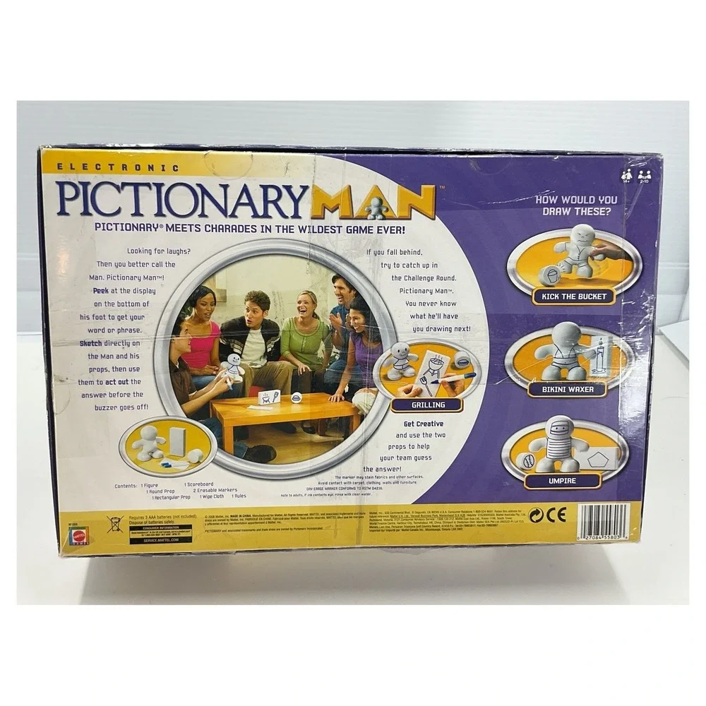 Mattel‎ Pictionary Man Electronic Game 2000+ Clues